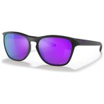Oakley Sonnenbrille Manorburn Matte Black Prizm Violet Präsentation