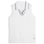 Puma Golf Polohemde W Cloudspun Ess SL Polo White Glow Präsentation