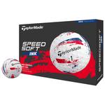 Taylormade Neue Golfbälle SpeedSoft Ink Blue Red Präsentation