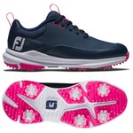 Footjoy Chaussures sans spikes Women's Tour Rival Navy White Pink Présentation