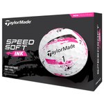 Taylormade Balles neuves SpeedSoft Ink Pink Présentation