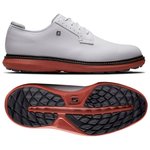 Footjoy Schuhe ohne Spikes Traditions Blucher White White Brick Präsentation