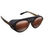 Moken Vision Sonnenbrille Hawkins Vintage Brown Brown Polarized Präsentation