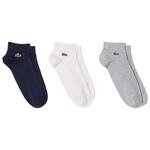 Lacoste Chaussettes Socks Pack Of 3 Argent Chine Présentation