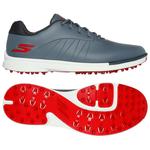 Skechers Schuhe ohne Spikes Go Golf Tempo GF Grey Red Präsentation