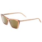 Saint Laurent Sonnenbrille SL 737 Mica Thin 008 Yellow Präsentation