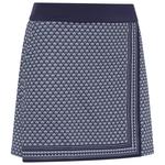 Callaway Golf Rock Scarf Geo Print Asymetrical Skort Peacoat Präsentation
