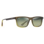 Maui Jim Sonnenbrille Okina Shiny Translucide Green Yellow Maui Ht Minéral Superthin Präsentation
