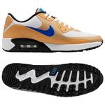 Nike Schuhe ohne Spikes Air Max 90 G White Game Royal Linen Präsentation