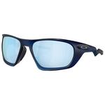 Oakley Sonnenbrille Lateralis Matte Transparent Blue Prizm Deep Water Polarized Präsentation