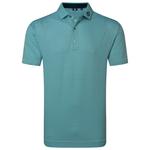 Footjoy Polohemde Nautical Flag Print Lisle Field Green Navy Präsentation