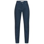 Rohnisch Hose Chie Comfort Pants 30 Micro R Check Navy Präsentation