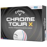 Callaway Golf Balles neuves Chrome Tour X Triple Track White Présentation