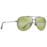 Maui Jim Sonnenbrille Hauoli XL Ruthénium Foncé Brillant Maui HT MauiPure Präsentation