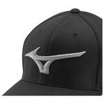 Mizuno Cap Tour Performance Cap Black Detail