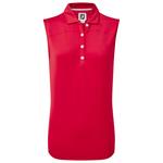Footjoy Mesh Back Sleeveless Lisle Red 