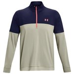 Under Armour Pullover Storm Midlayer Half Zip Grove Green Navy Red Präsentation