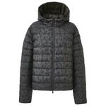 Jott Daunenjacke Charline Print Deep Army Leopard Präsentation