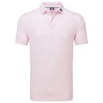 Footjoy Polohemde Wiggle Print Lisle Pink Lime Präsentation