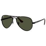 Ray Ban Lunettes de soleil RB3925 Aviator Max Polished Black Green Présentation