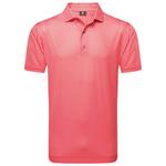 Footjoy Polohemde Houndstooth Geo Lisle Hbiscus Präsentation