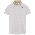 Original Penguin Polo Oxford Jacquard Bright White Présentation