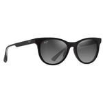 Maui Jim Sonnenbrille Lonomea Shiny Black Neutral Grey Minéral Superthin Präsentation