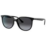 Ray Ban Sonnenbrille RB4378 Polished Black Gradient Grey Präsentation