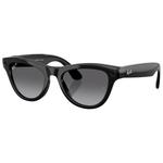 Ray Ban Lunettes de soleil Meta Skyler Gen 2 Shiny Black Gradient Graphite Polarized Présentation