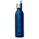 Qwetch Trinkflasche Active 600 ml (Bouchon Sport) Level Up Bleu Nuit Präsentation