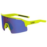 Bollé Sonnenbrille C-Shifter Acid Yellow Matte Brown Blue Präsentation