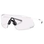 Oakley Sonnenbrille Cybr Dyno Matte White Clear To Black Iridium Photochromic Präsentation