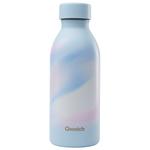 Qwetch Trinkflasche Icon 500ml Aura Pastel Bleu Präsentation Qwetch Trinkflasche Icon 500ml Aura Pastel Bleu Präsentation