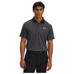 Under Armour Polohemde T2G Printed Polo Black Halo Gray Präsentation