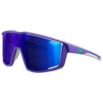 Julbo Sonnenbrille Fury Mat Violet Gris Vert Reactiv 1-3 High Contrast Präsentation