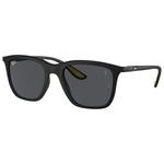 Ray Ban RB4433M Scuderia Ferrari Collection Mat Black Dark Grey 
