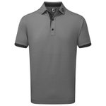 Footjoy Polohemde Banded Birdseye Black Präsentation