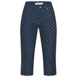 Rohnisch 3/4-Hose Chie Comfort Capri Micro R Check Navy Präsentation