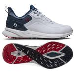 Footjoy Chaussures sans spikes Pro SL White Blue Red Présentation