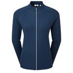 Footjoy Veste Embossed Full-Zip Midlayer Navy Présentation