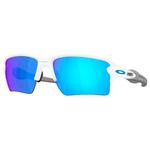 Oakley Sonnenbrille Flak 2.0 Xxl Polished White Prizm Sapphire Präsentation