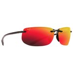 Maui Jim Sonnenbrille Banyans Noir Brillant Hawaii Lava Präsentation