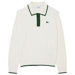 Lacoste Pullover Sweat Farine Vert Präsentation