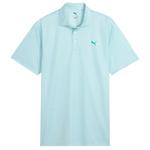 Puma Golf Polohemde Pure 3.0 Geo White Glow Mint Tea Präsentation