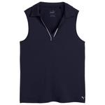 Puma Golf Polohemde W Cloudspun Piped SL Polo Deep Navy Präsentation