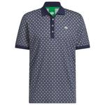 adidas Originals Polohemde All Over Trefoir Polo Night Indigo Chalk White Präsentation