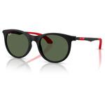 Ray Ban Sonnenbrille RB9082S Kids Mat Black Dark Green Präsentation