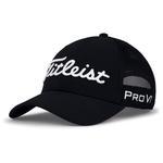 Titleist Cap Tour Performance Mesh Black White Präsentation