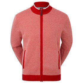 Gilet FootJoy Homme Rouge – Taille M, Léger, 1/4 Zip, Pour Le Golf