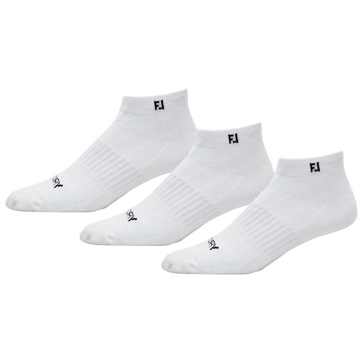 Footjoy Socken Prodry Lightweight Sport 3 Pairs White Präsentation